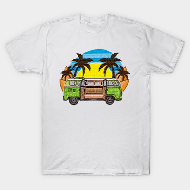 beach truck T-Shirt by GAGO5